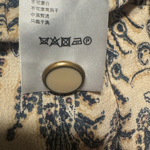 Anthropologie Paisley Print Balloon Harem Pants - Picture 6 of 8